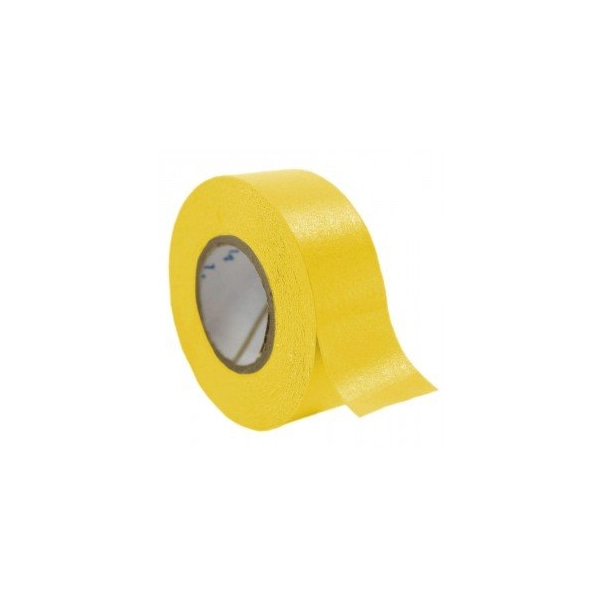 Precision Dynamics Time Tape, 3" Core, 3/4" Wide, Yellow, 6/cs, 6PK 512605-Y - main